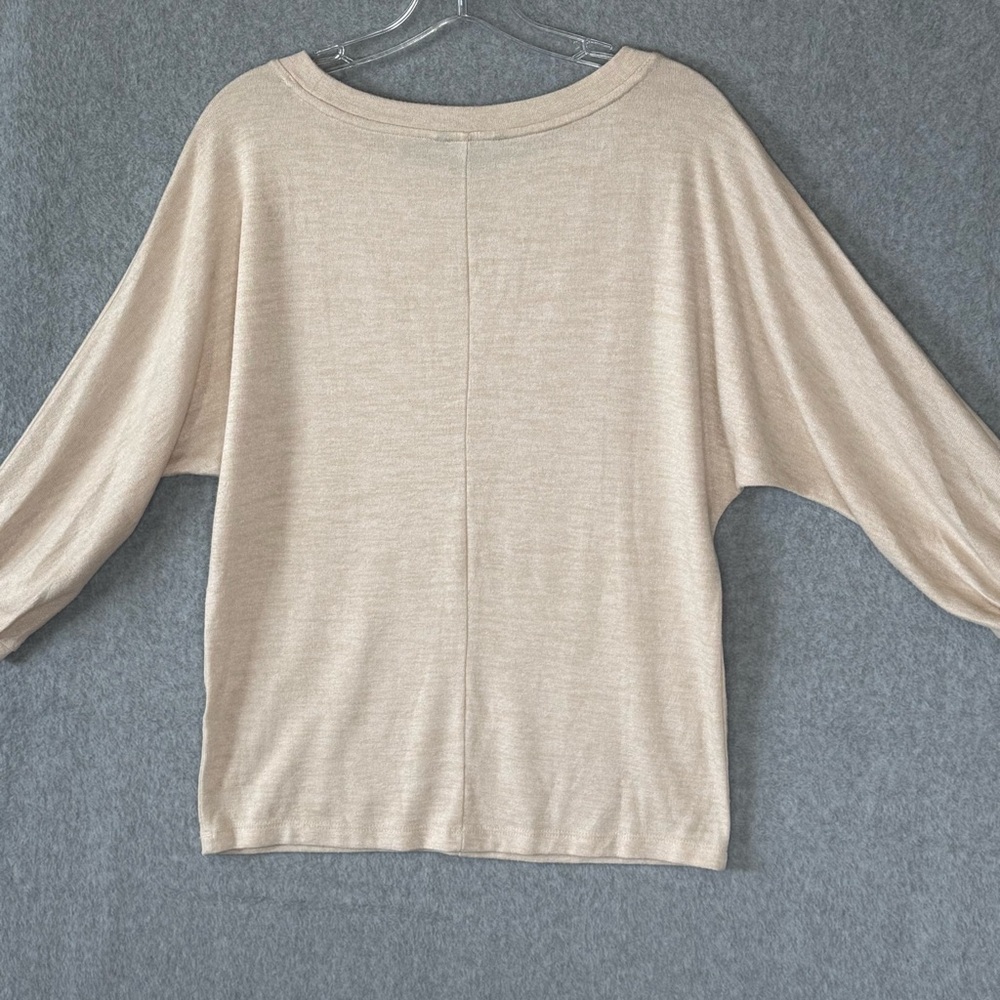Banana Republic‎ Boatneck Sweater Front Seam Beige Size XS - Picture 13 of 15